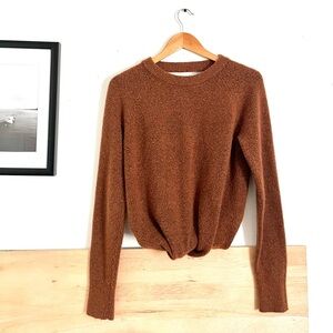 Loft Brown Crew Neck Sweater